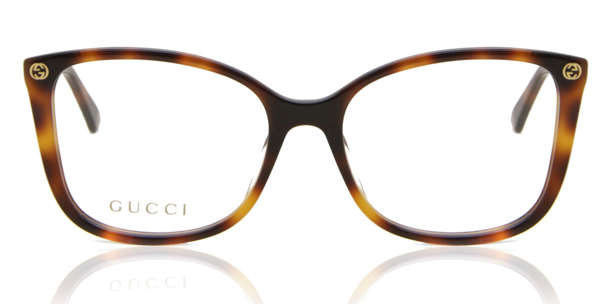 Image of Gucci GG0026O 002 Óculos de Grau Tortoiseshell Feminino BRLPT