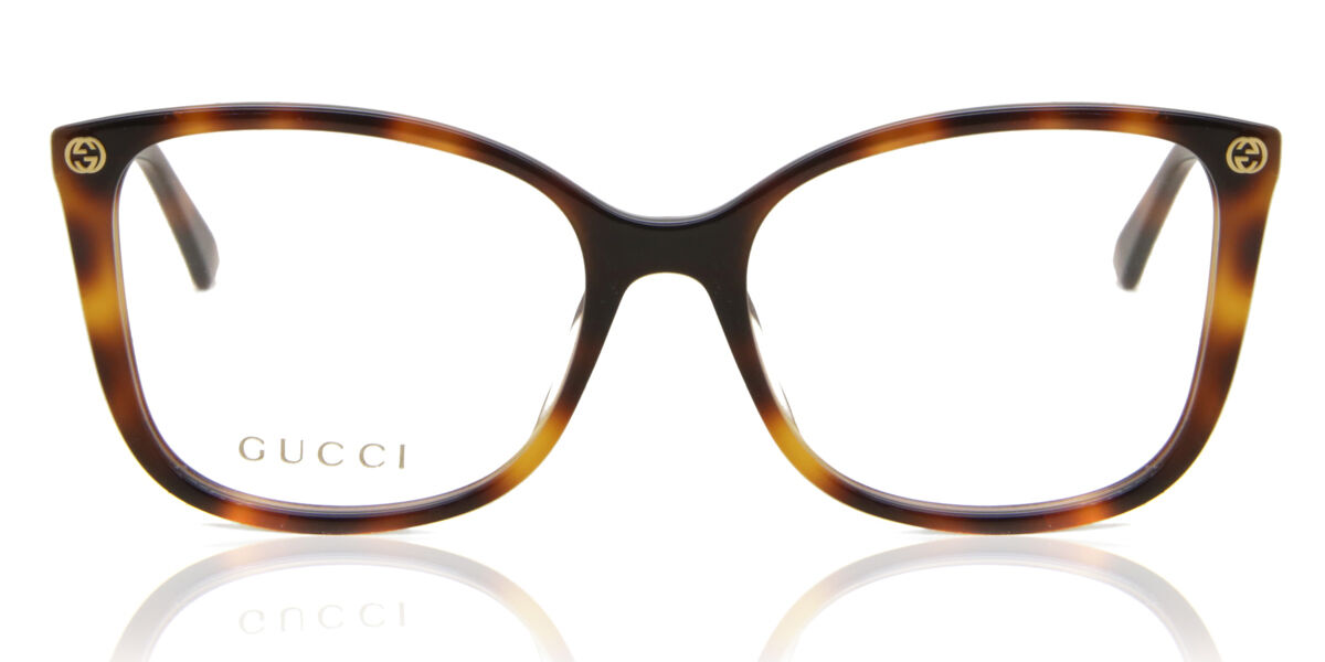 Image of Gucci GG0026O 002 Óculos de Grau Tortoiseshell Feminino PRT