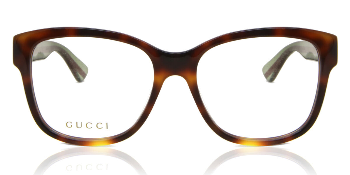 Image of Gucci GG0038ON 002 Óculos de Grau Tortoiseshell Feminino BRLPT