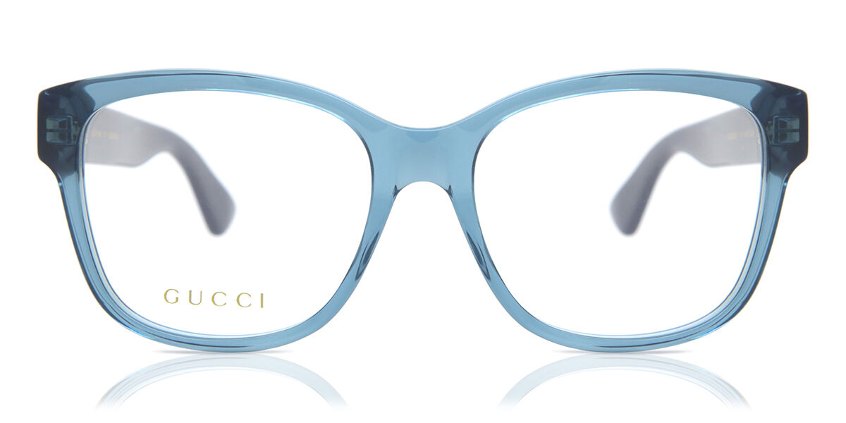 Image of Gucci GG0038ON 012 Óculos de Grau Azuis Feminino PRT