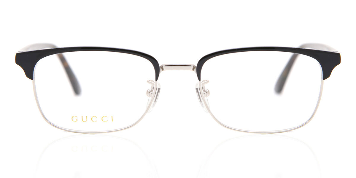 Image of Gucci GG0131O 003 Óculos de Grau Prata Masculino BRLPT