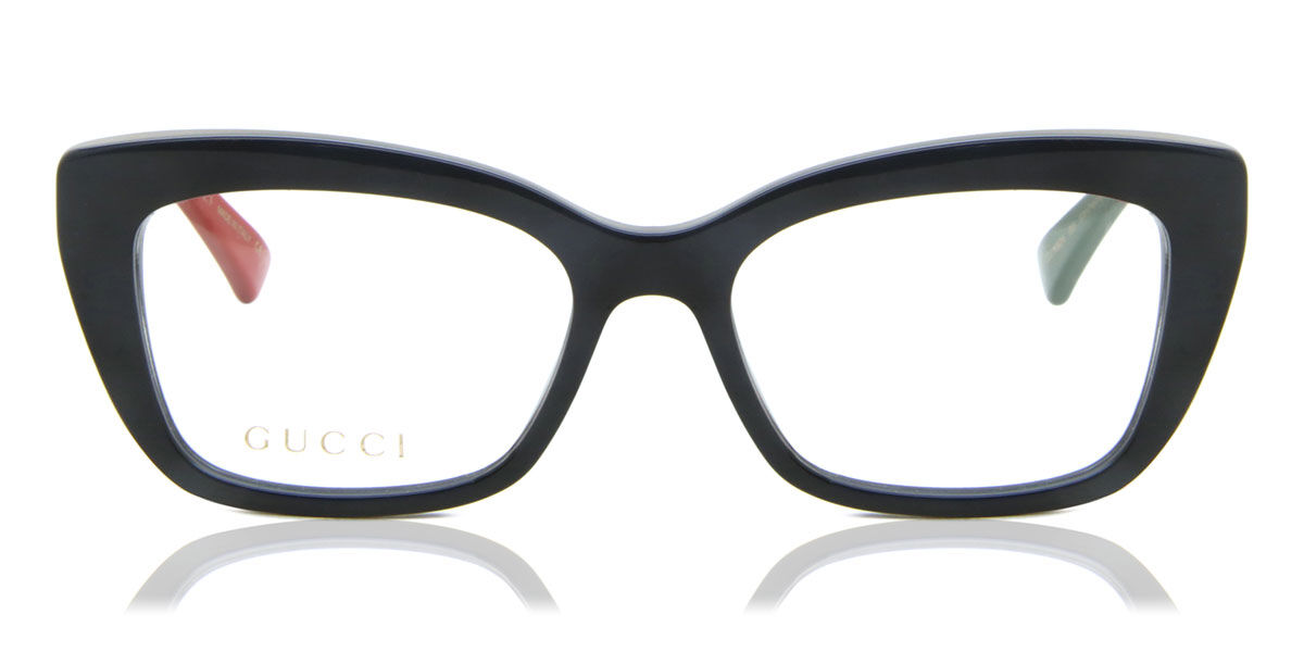 Image of Gucci GG0165ON 003 Óculos de Grau Pretos Feminino BRLPT