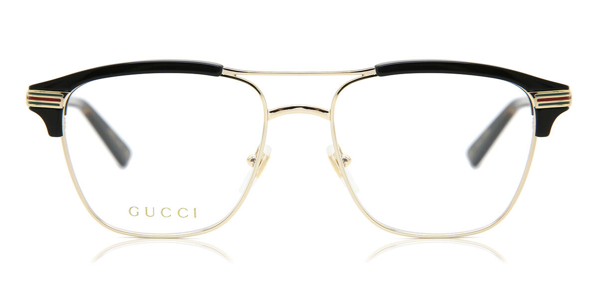 Image of Gucci GG0241O 002 Óculos de Grau Pretos Masculino BRLPT