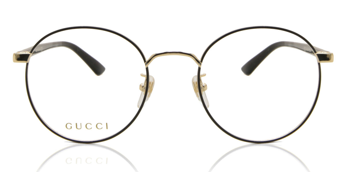 Image of Gucci GG0297OK  Asian Fit 003 Óculos de Grau Pretos Masculino PRT