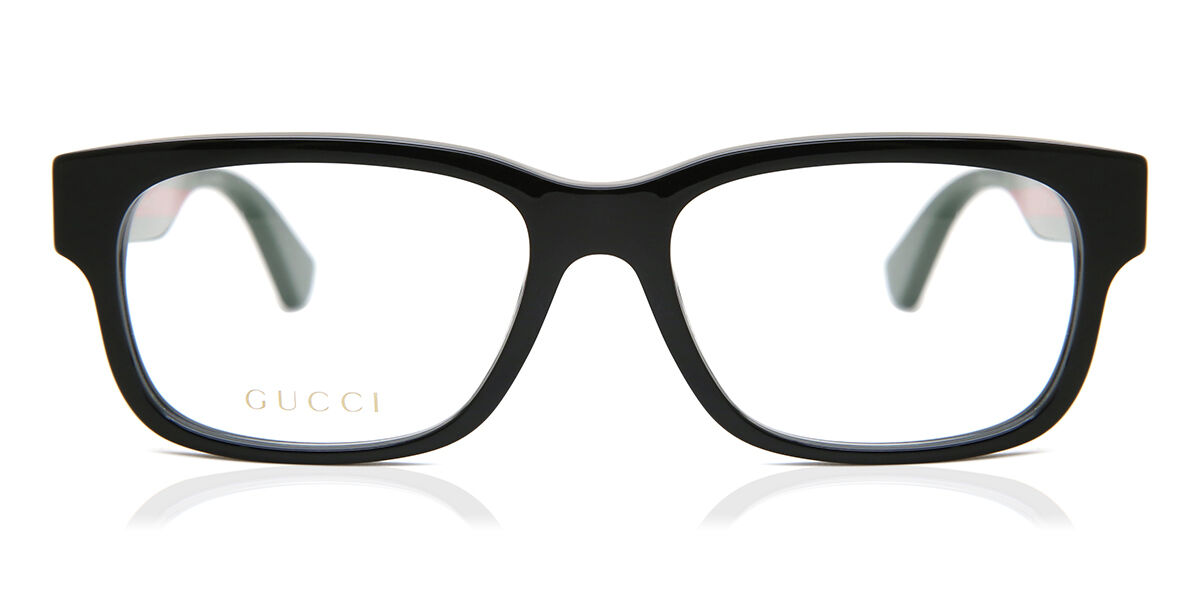 Image of Gucci GG0343O 007 Óculos de Grau Pretos Masculino BRLPT