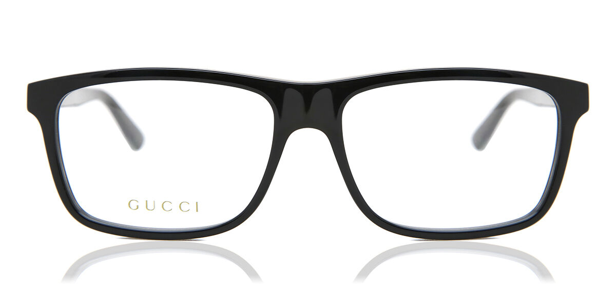 Image of Gucci GG0384O 004 Óculos de Grau Pretos Masculino BRLPT