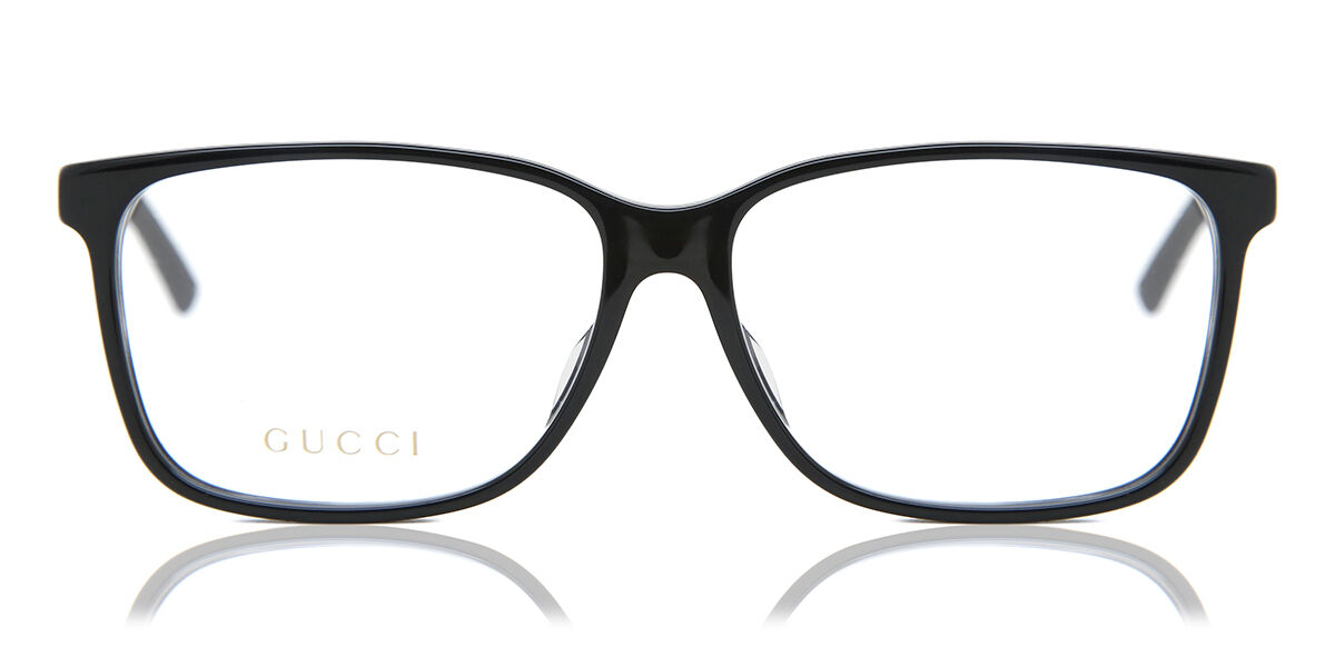 Image of Gucci GG0426OA Asian Fit 005 Óculos de Grau Pretos Masculino PRT