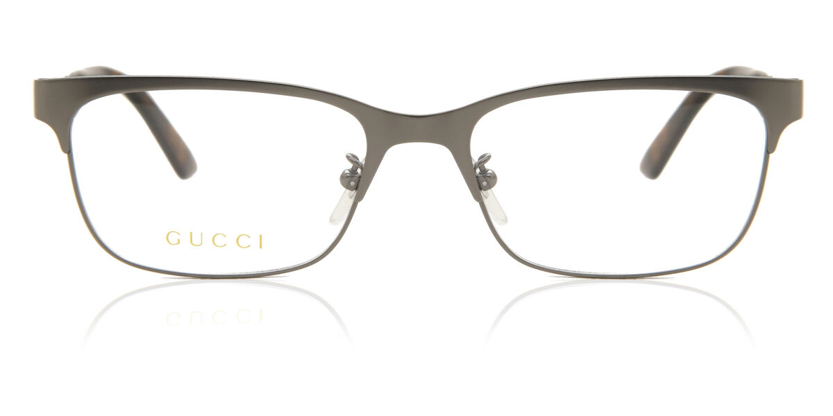 Image of Gucci GG0494OJ Formato Asiático 002 Óculos de Grau Cinzas Masculino BRLPT