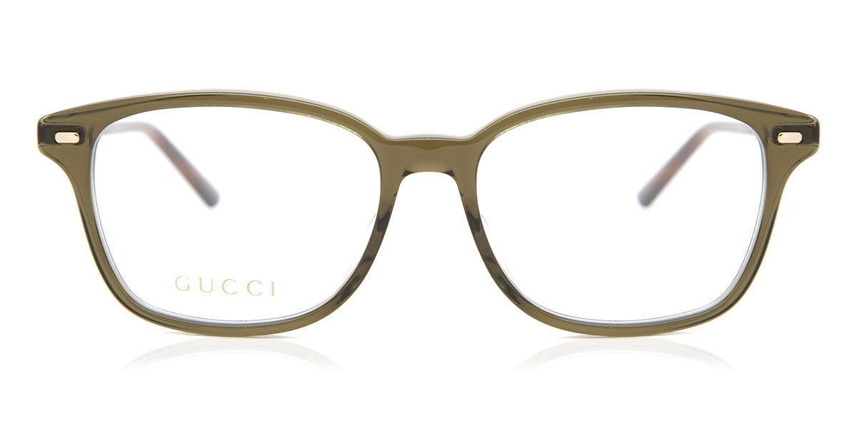 Image of Gucci GG0520O 004 Óculos de Grau Verdes Masculino BRLPT