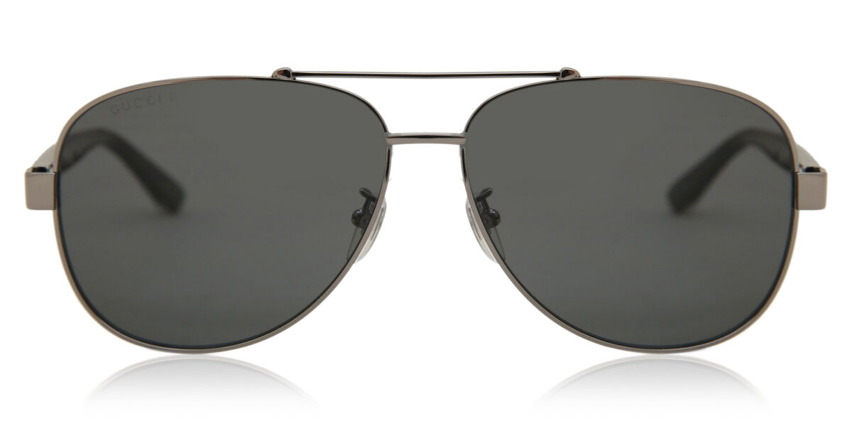 Image of Gucci GG0528S Polarized 007 Óculos de Sol Cinzas Masculino PRT