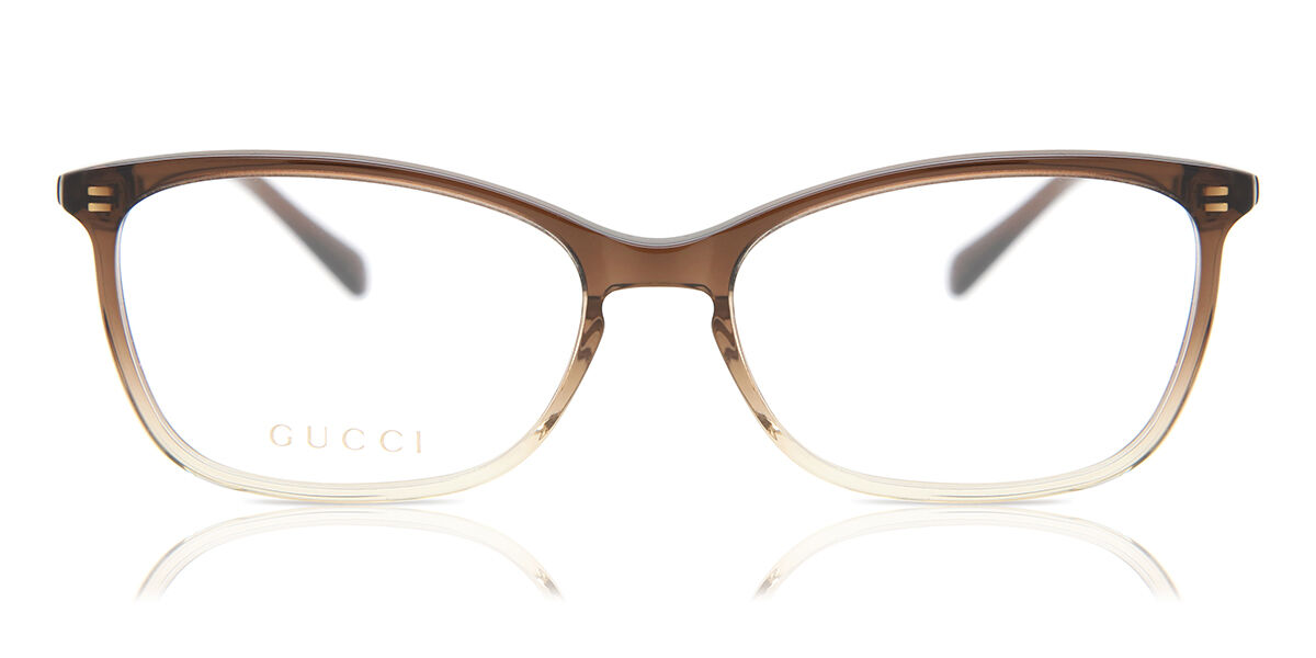 Image of Gucci GG0548O 007 Óculos de Grau Marrons Feminino BRLPT