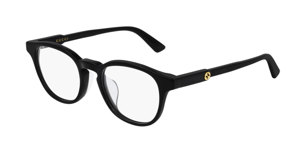 Image of Gucci GG0556OJ Asian Fit 001 47 Czarne Męskie Okulary Korekcyjne PL