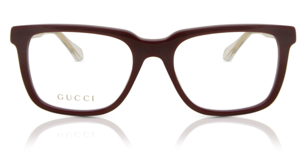 Image of Gucci GG0560O 007 Óculos de Grau Vermelhos Masculino BRLPT