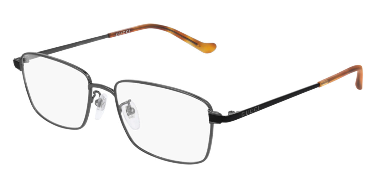 Image of Gucci GG0576OK Asian Fit 006 56 Szare Męskie Okulary Korekcyjne PL