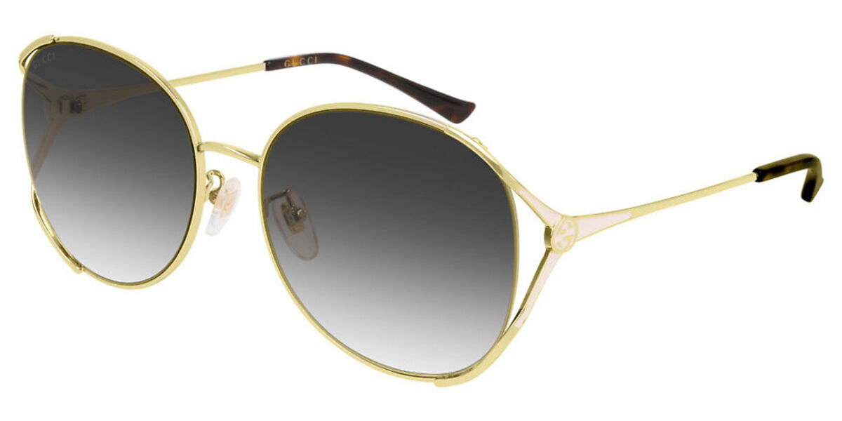 Image of Gucci GG0650SK Formato Asiático 002 Óculos de Sol Dourados Feminino BRLPT