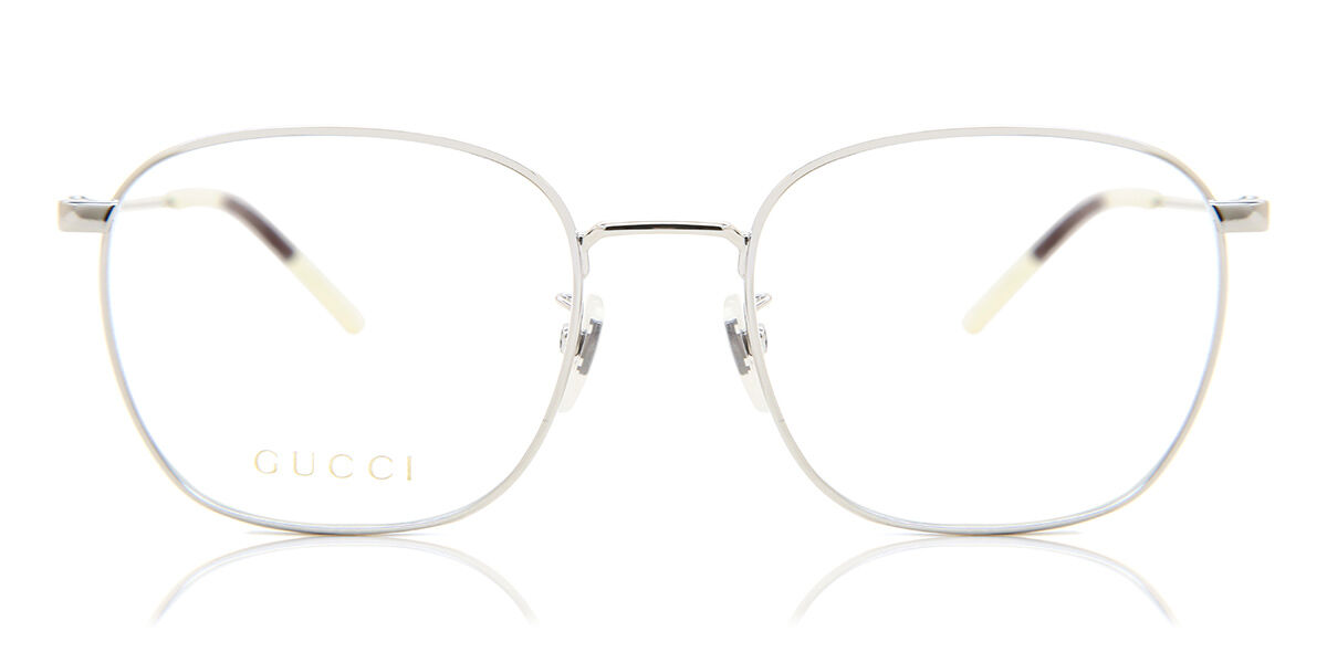 Image of Gucci GG0681O 002 Óculos de Grau Prata Masculino PRT