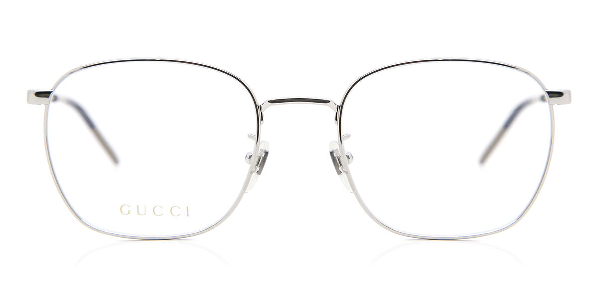 Image of Gucci GG0681O 003 Óculos de Grau Prata Masculino BRLPT