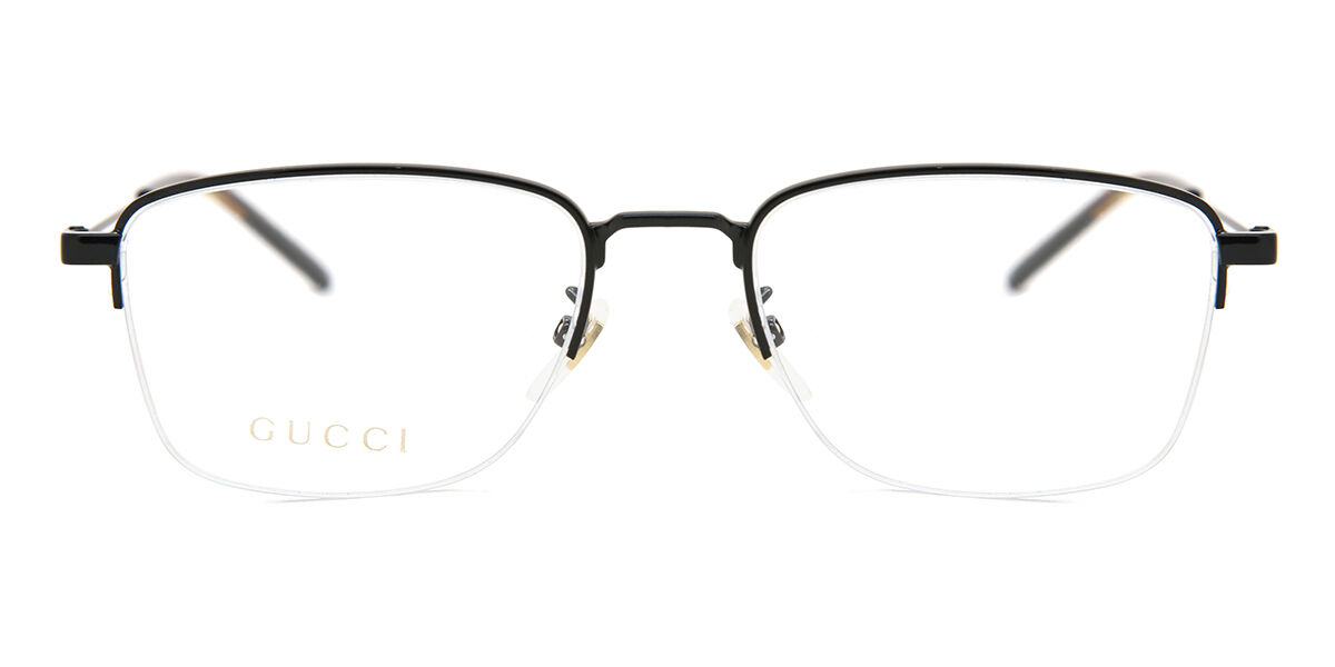 Image of Gucci GG0686OA Asian Fit 001 Óculos de Grau Pretos Masculino PRT