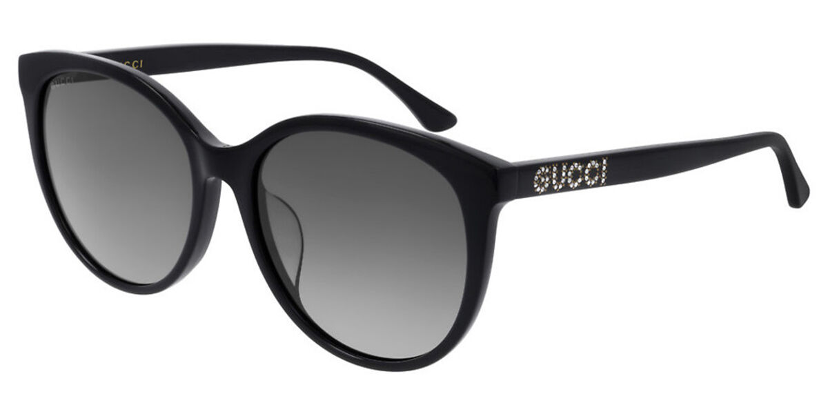 Image of Gucci GG0729SA Asian Fit 001 Óculos de Sol Pretos Feminino PRT