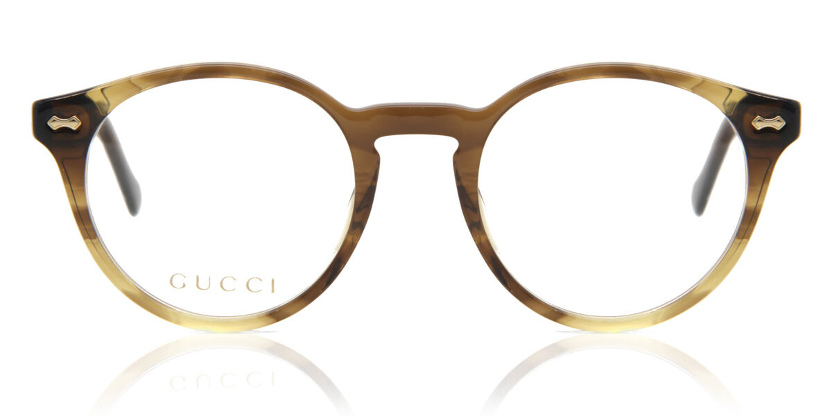 Image of Gucci GG0738O 005 Óculos de Grau Tortoiseshell Masculino BRLPT