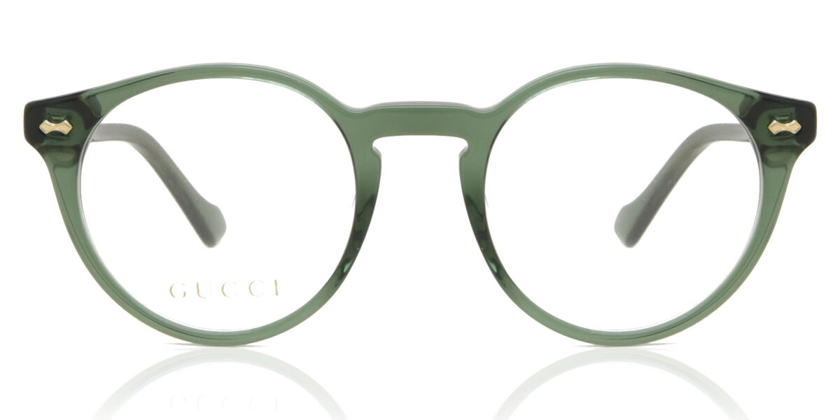 Image of Gucci GG0738O 007 Óculos de Grau Verdes Masculino BRLPT
