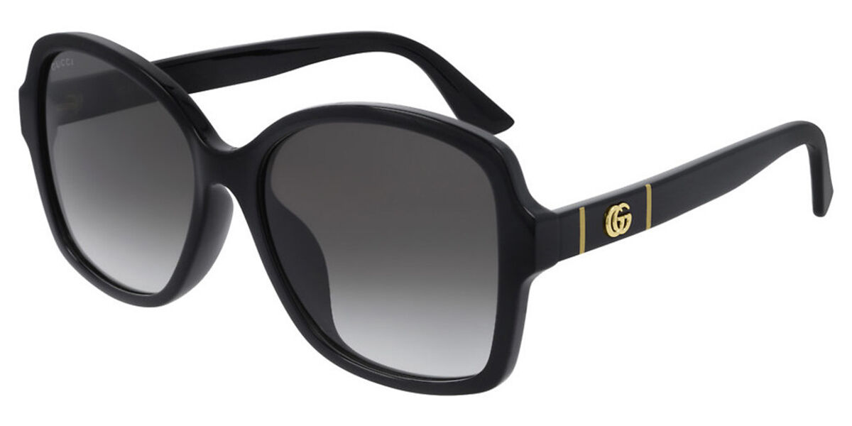 Image of Gucci GG0765SA Asian Fit 001 Óculos de Sol Pretos Feminino PRT