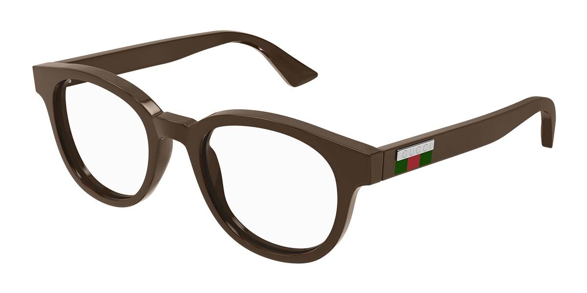 Image of Gucci GG0769O 006 Óculos de Grau Marrons Masculino BRLPT