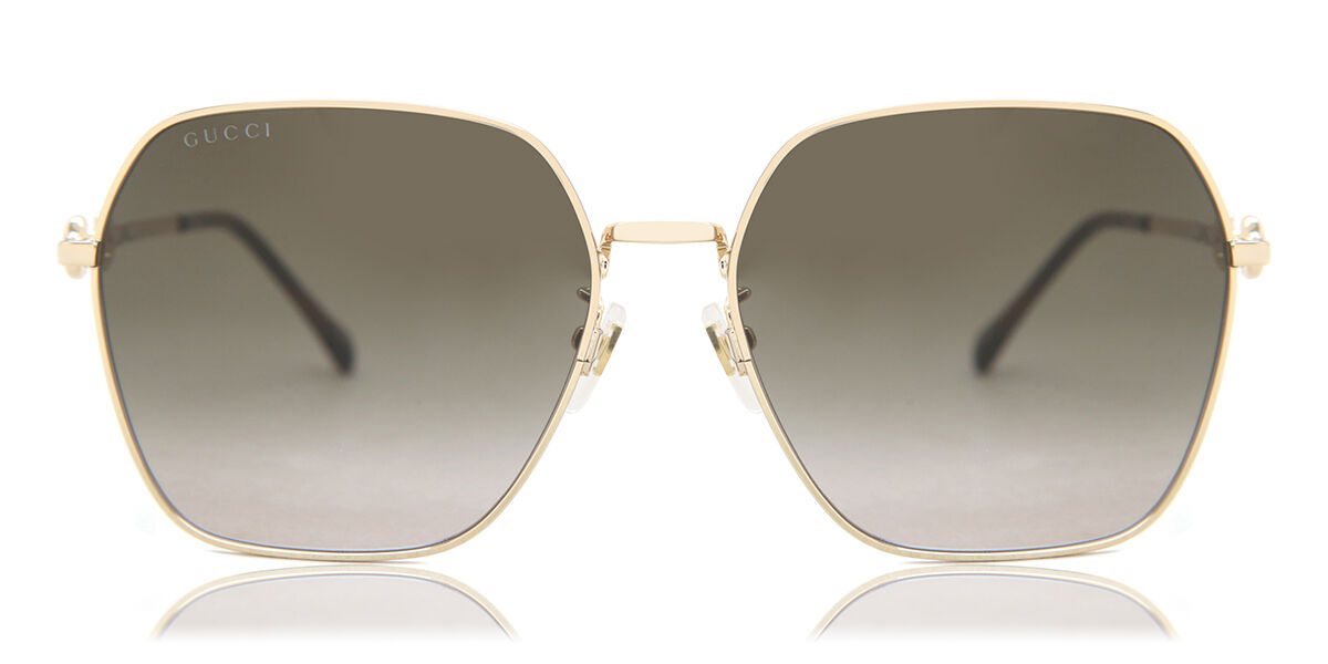 Image of Gucci GG0882SA Asian Fit 002 Óculos de Sol Dourados Feminino PRT