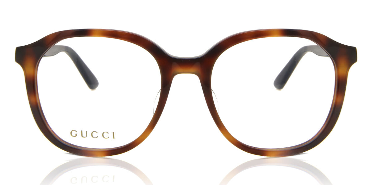 Image of Gucci GG0932OA Formato Asiático 002 Óculos de Grau Tortoiseshell Masculino BRLPT