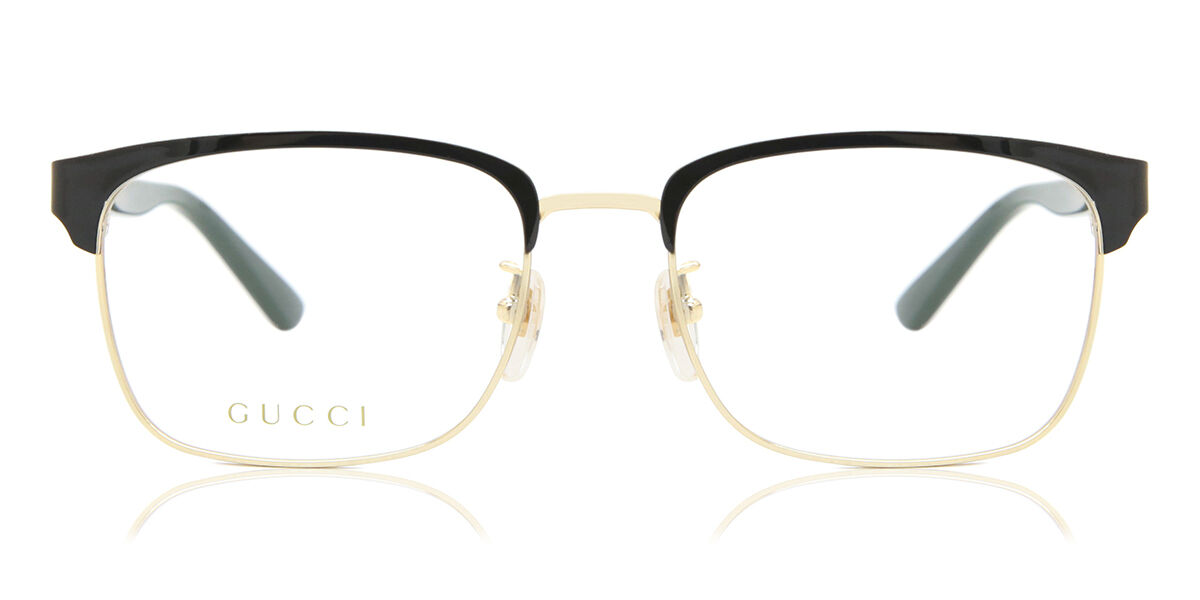 Image of Gucci GG0934OA Asian Fit 004 56 Złote Męskie Okulary Korekcyjne PL