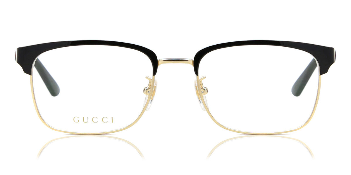 Image of Gucci GG0934OA Formato Asiático 001 Óculos de Grau Dourados Masculino BRLPT