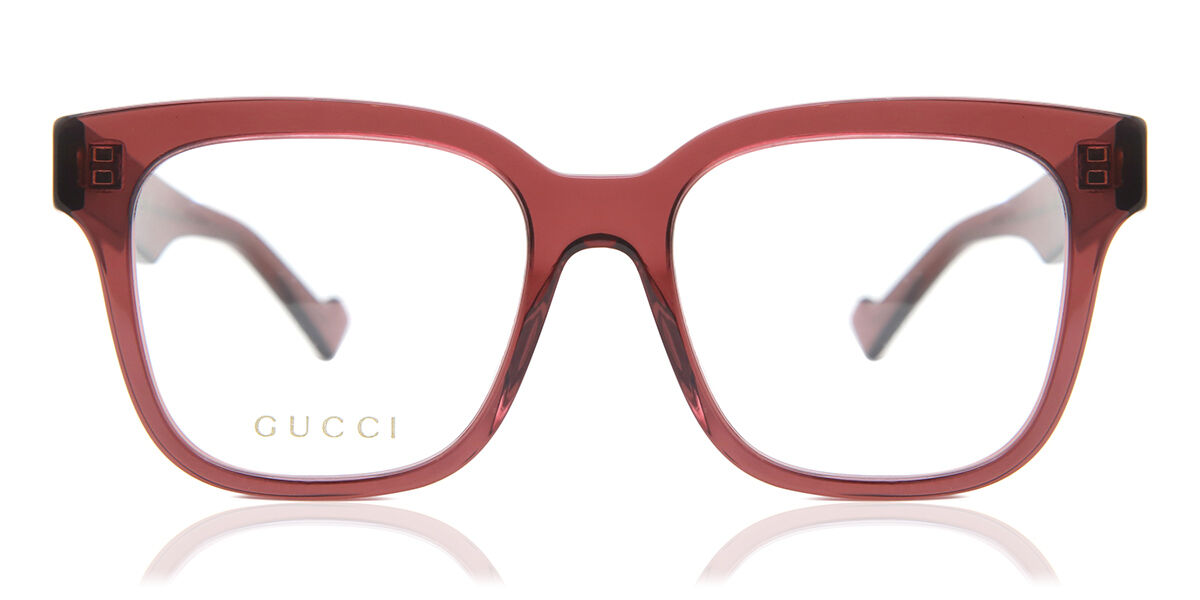 Image of Gucci GG0958O 006 Óculos de Grau Vinho Feminino BRLPT