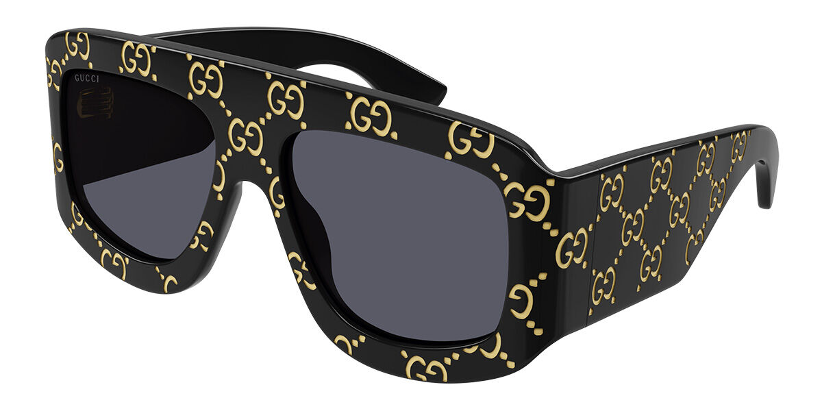 Image of Gucci GG0983S 004 59 Lunettes De Soleil Femme Noires FR