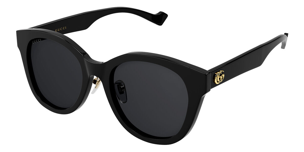 Image of Gucci GG1002SK Formato Asiático 001 Óculos de Sol Pretos Feminino BRLPT