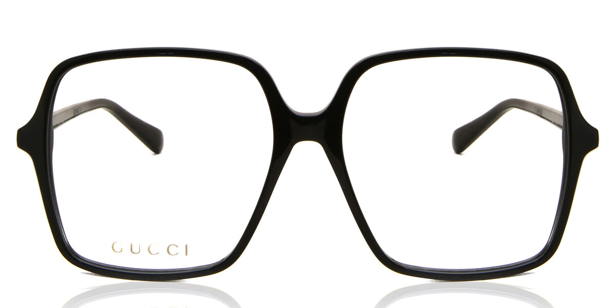 Image of Gucci GG1003OA Asian Fit 001 Óculos de Grau Pretos Feminino PRT