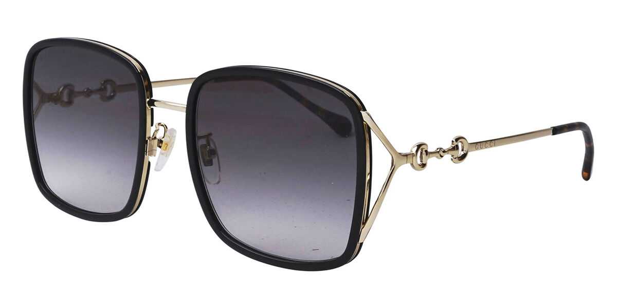 Image of Gucci GG1016SK Asian Fit 001 Óculos de Sol Pretos Feminino PRT
