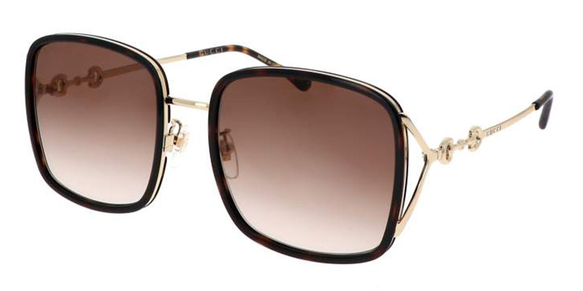 Image of Gucci GG1016SK Asian Fit 003 Óculos de Sol Tortoiseshell Feminino PRT