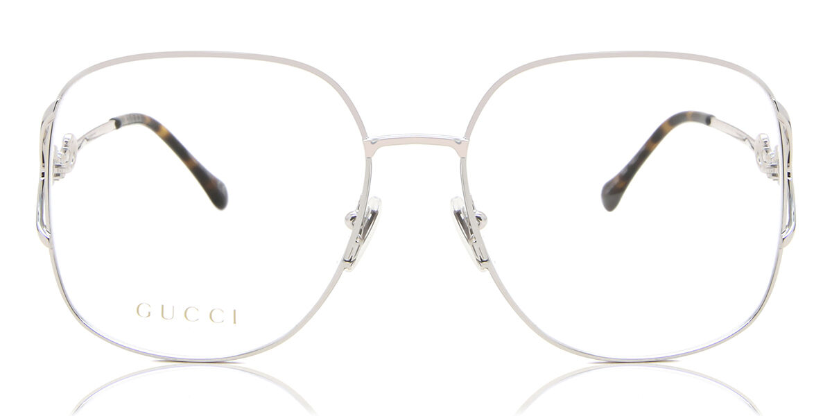 Image of Gucci GG1019O 002 Óculos de Grau Prata Feminino BRLPT