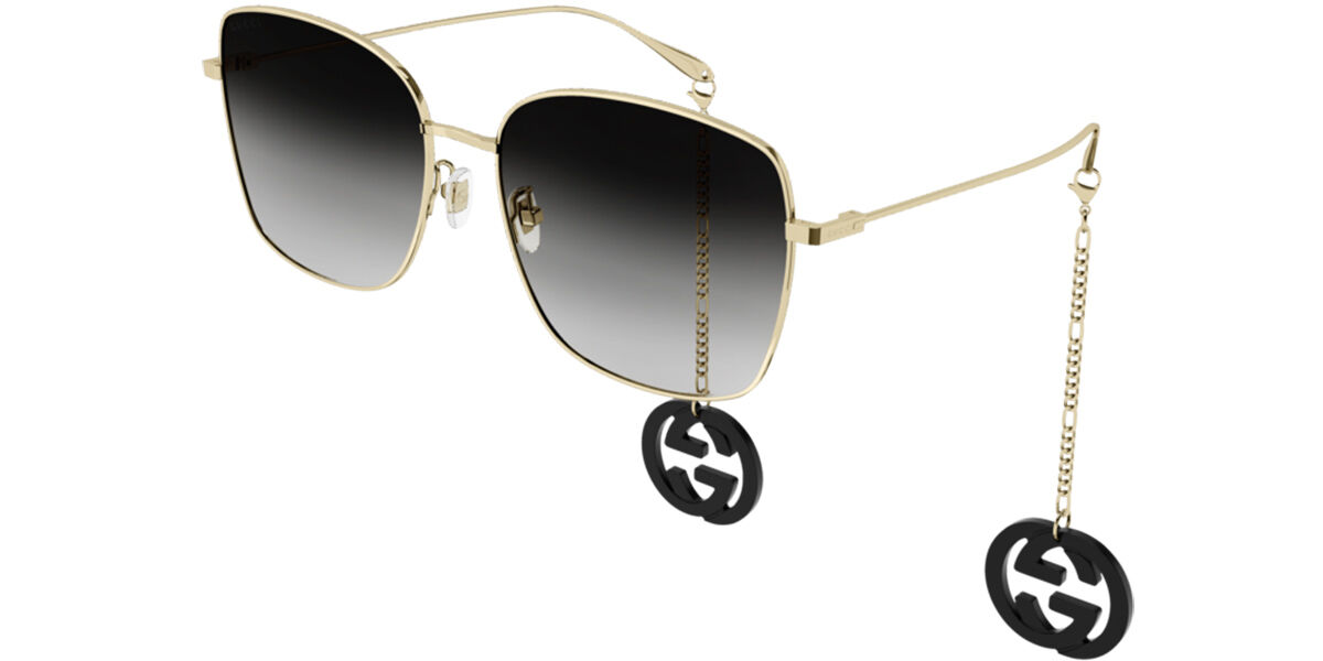 Image of Gucci GG1030SK Asian Fit 001 Óculos de Sol Dourados Feminino PRT