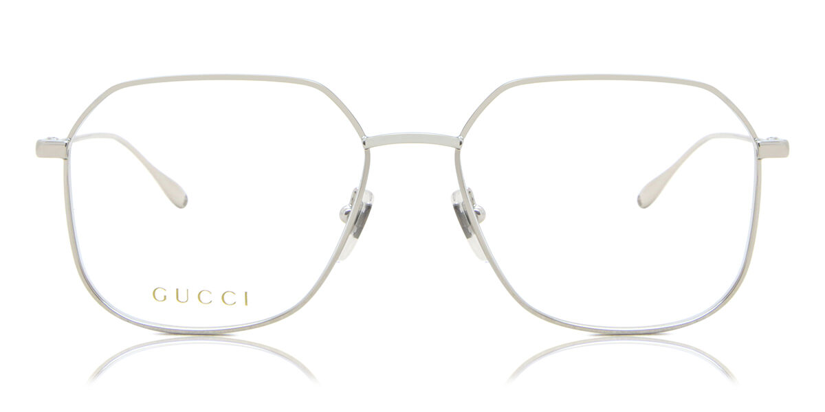 Image of Gucci GG1032O 006 Óculos de Grau Prata Feminino BRLPT
