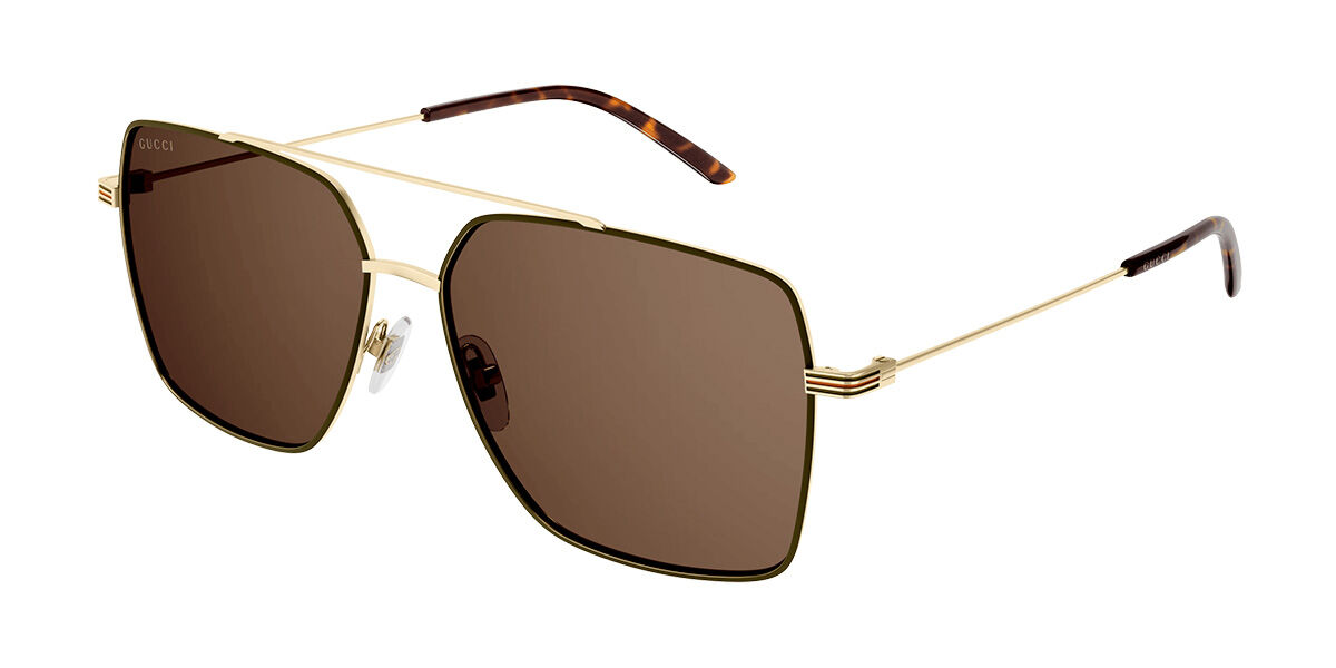 Image of Gucci GG1053SK Asian Fit 002 Óculos de Sol Dourados Masculino PRT