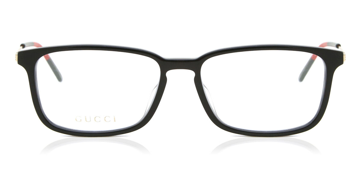 Image of Gucci GG1056OA Asian Fit 001 Óculos de Grau Pretos Masculino PRT