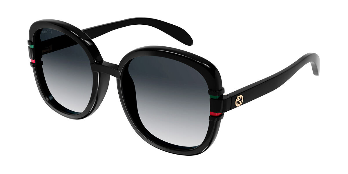 Image of Gucci GG1068SA Asian Fit 001 Óculos de Sol Feminino Pretos BRLPT