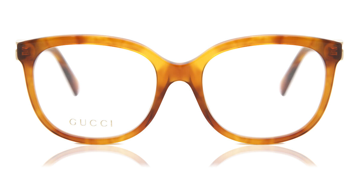 Image of Gucci GG1075O 005 Óculos de Grau Tortoiseshell Feminino BRLPT