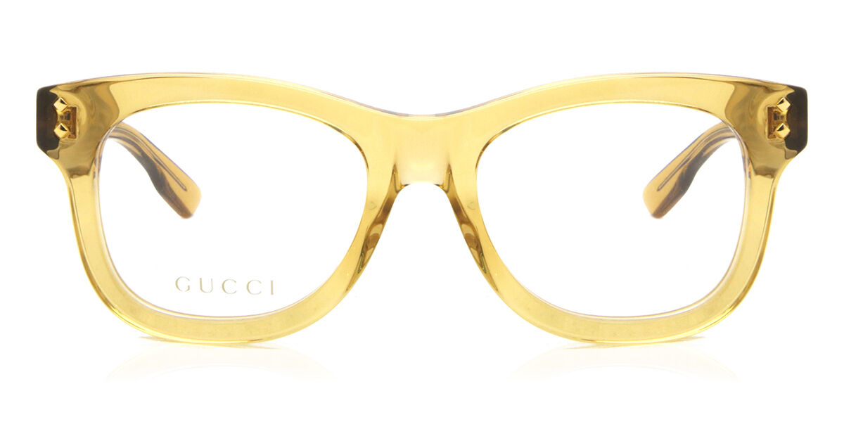 Image of Gucci GG1086O 002 Óculos de Grau Amarelos Feminino PRT