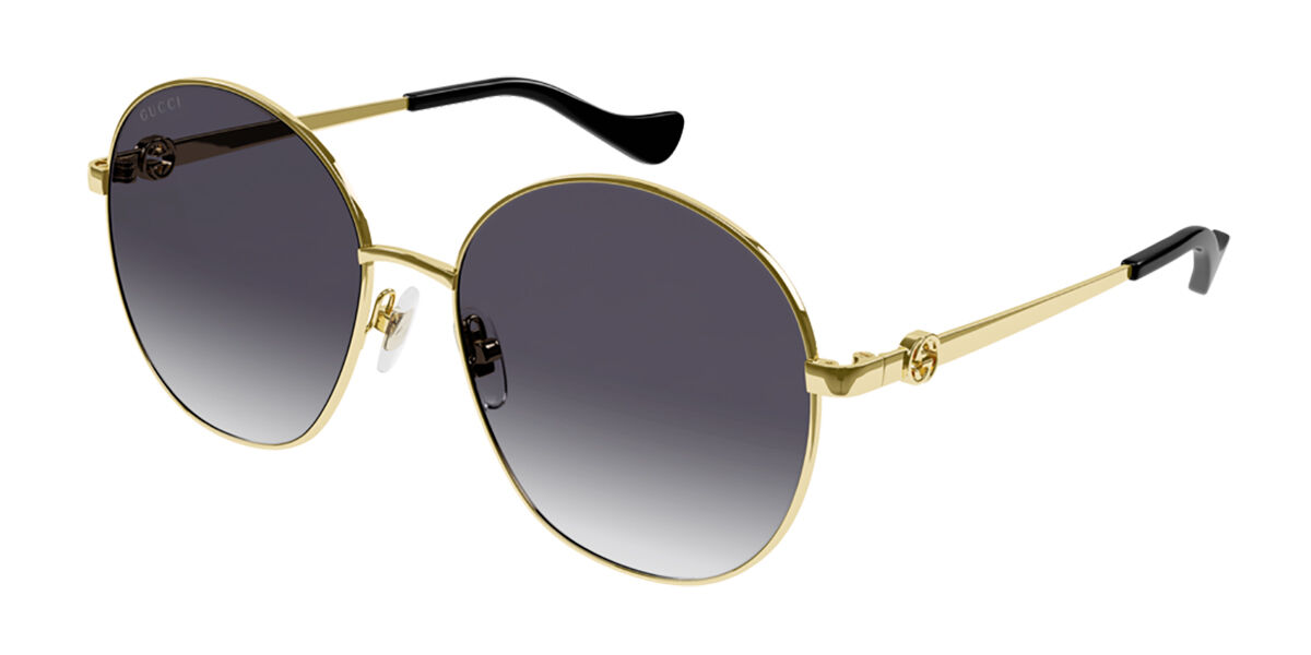 Image of Gucci GG1090SA Formato Asiático 001 Óculos de Sol Dourados Feminino BRLPT