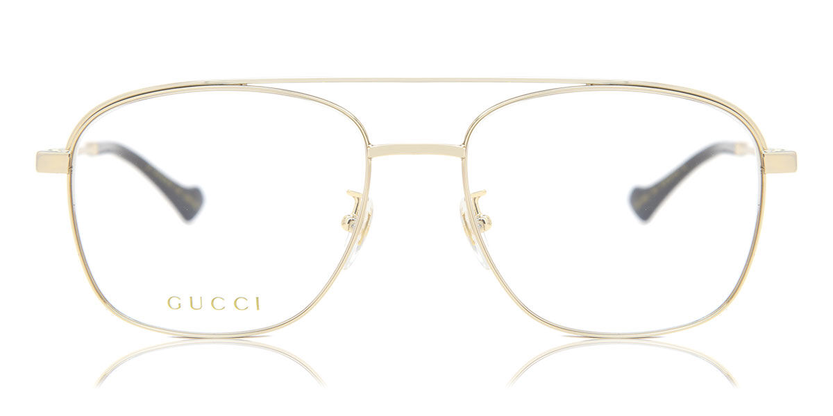 Image of Gucci GG1103O 001 Óculos de Grau Dourados Masculino PRT