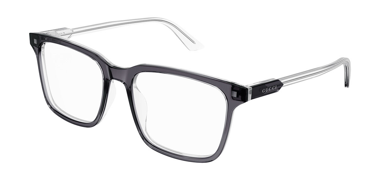Image of Gucci GG1120OA Asian Fit 002 55 Genomskinliga Glasögon (Endast Båge) Män SEK