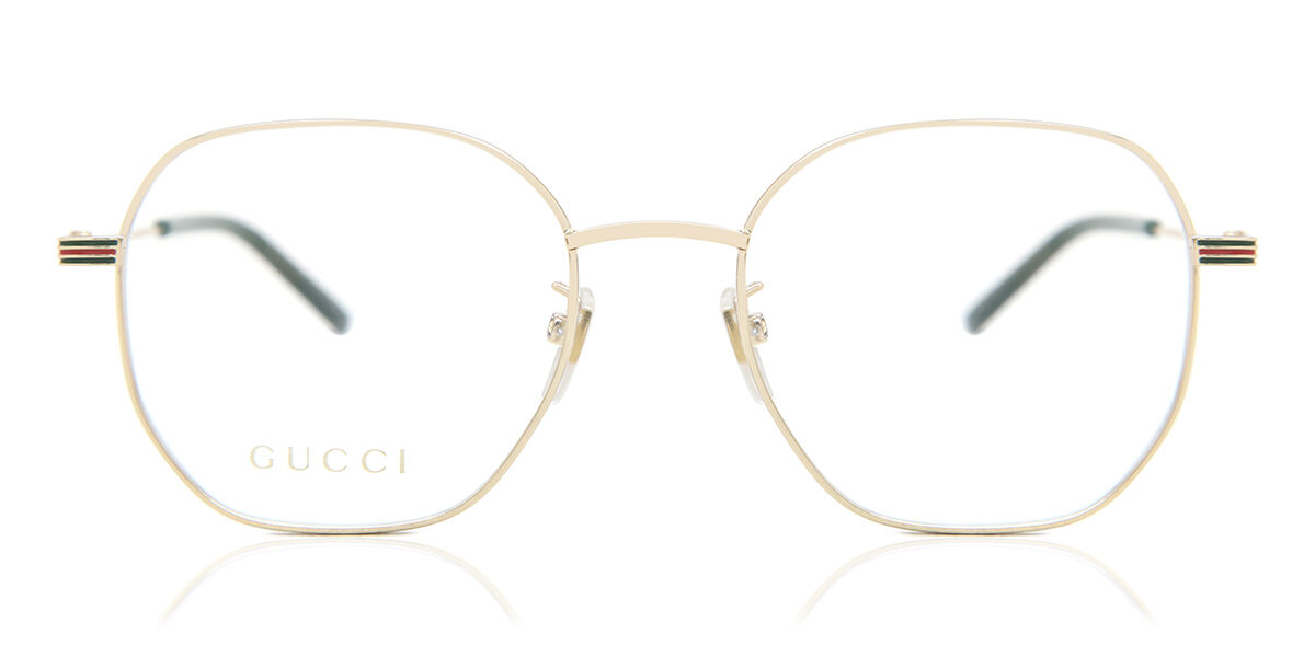 Image of Gucci GG1125OA Asian Fit 002 Óculos de Grau Dourados Masculino PRT