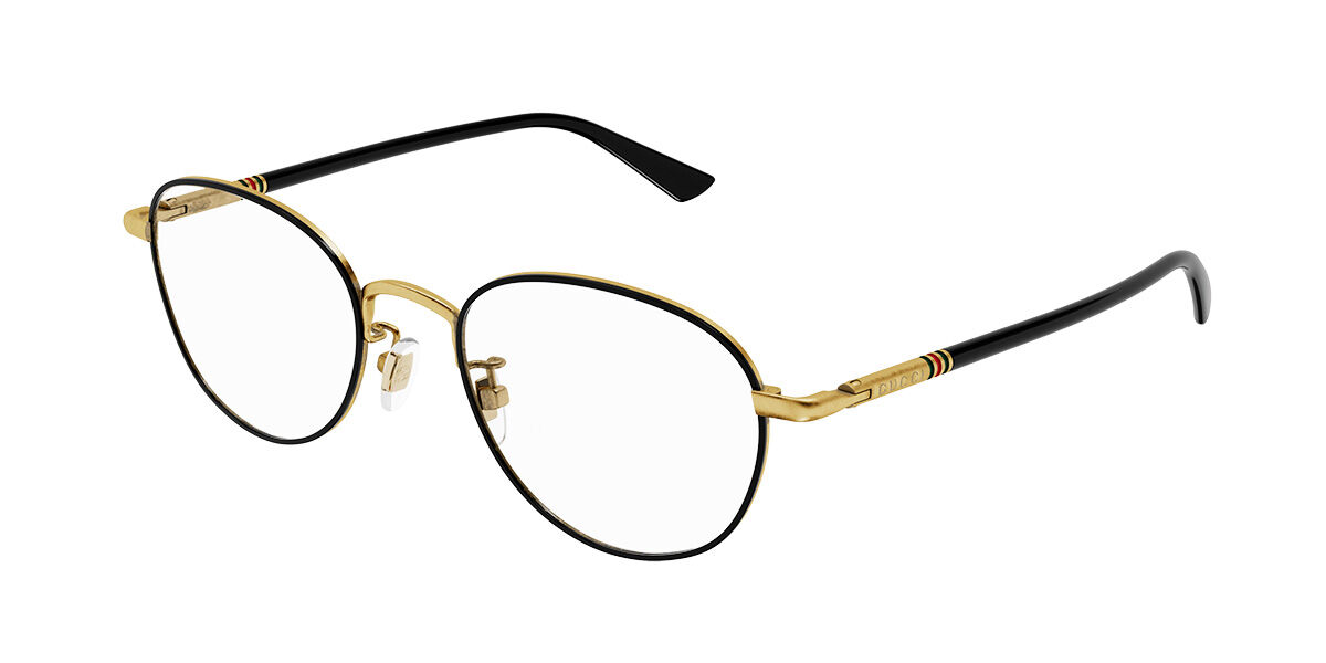 Image of Gucci GG1128OJ Asian Fit 001 Óculos de Grau Dourados Feminino PRT